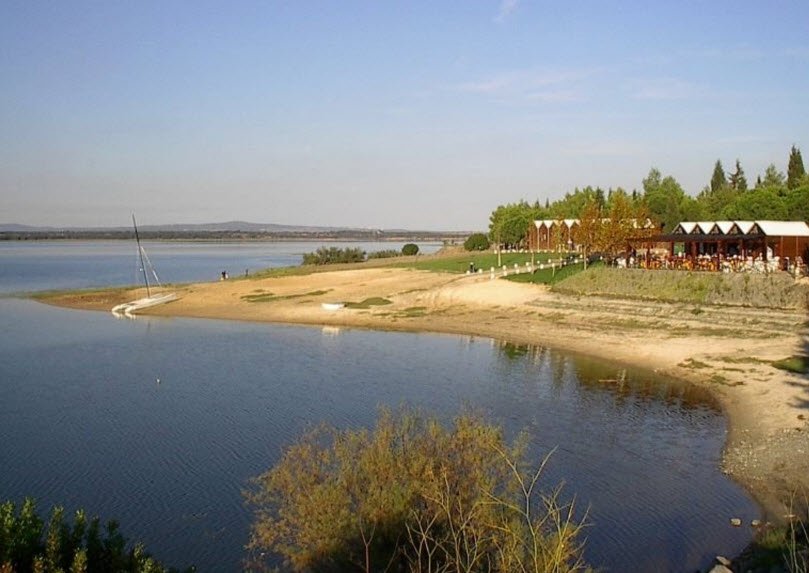 Fluvial beach of Odivelas, Portugal